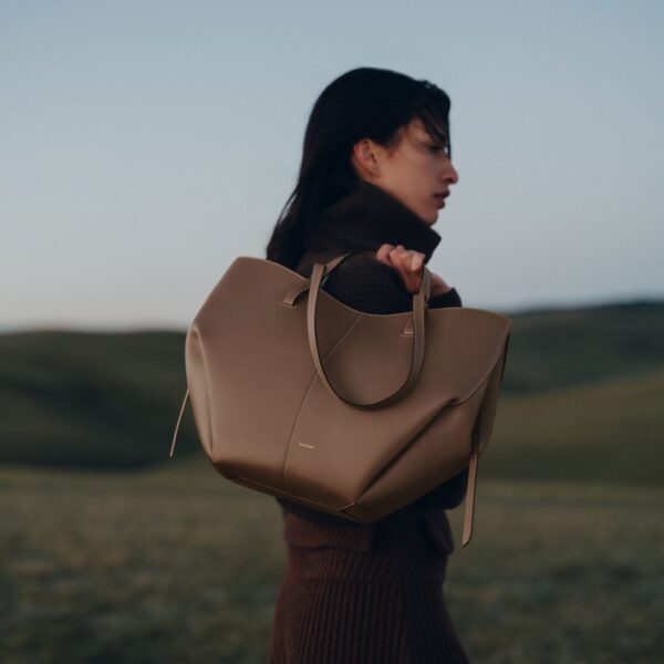 Polène Cyme in Root Cyme in Root - Totes & Top-Handle Bags - Parisian Luxury Leather Bag at Coveti