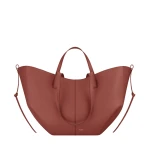 Polène Cyme in Terracotta Cyme in Terracotta - Totes & Top-Handle Bags - Parisian Luxury Leather Bag at Coveti