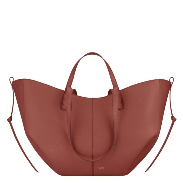 Polène Cyme in Terracotta Cyme in Terracotta - Totes & Top-Handle Bags - Parisian Luxury Leather Bag at Coveti
