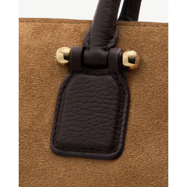 Strathberry Georgia Maxi in Toffee and Espresso, view 6