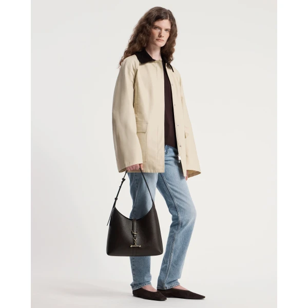 Strathberry Kite Hobo in Espresso, view 9