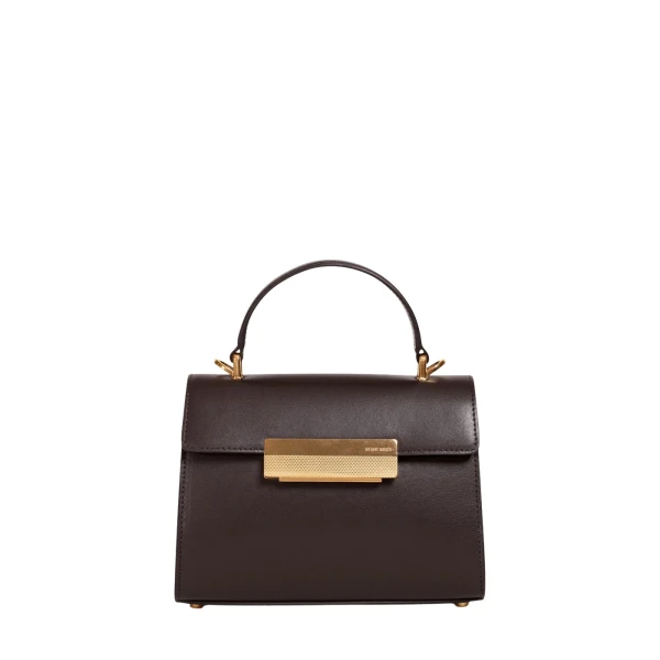 Ateliers Auguste Mini Capucine in Chocolate bag