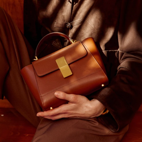 Ateliers Auguste Mini Marly in Tan bag