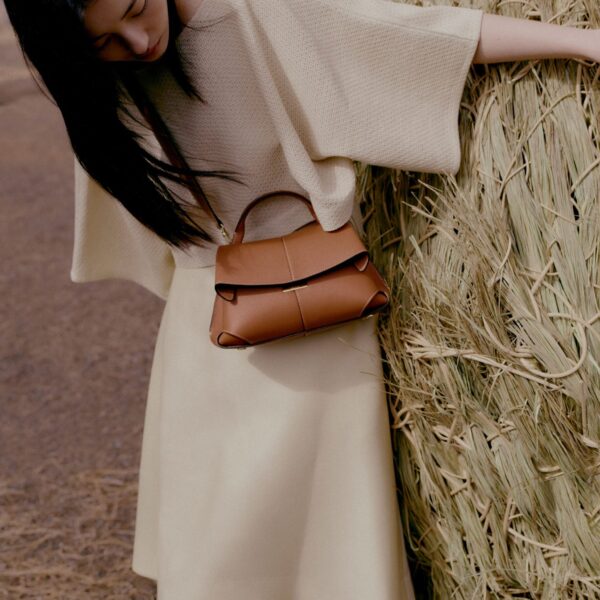 Polène Mokki Mini in Camel Mokki Mini in Camel - Mini Bags - Parisian Luxury Leather Bag at Coveti
