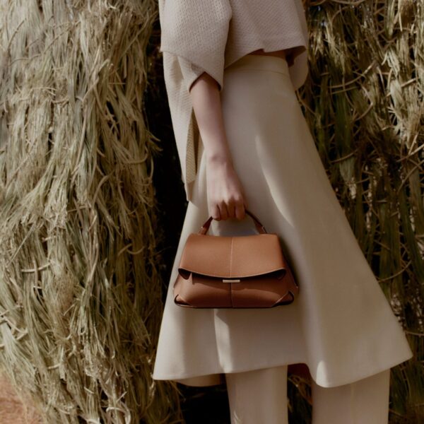 Polène Mokki Mini in Camel Mokki Mini in Camel - Mini Bags - Parisian Luxury Leather Bag at Coveti