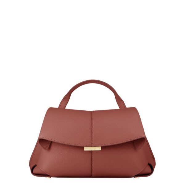 Polène Mokki Mini in Terracotta Mokki Mini in Terracotta - Mini Bags - Parisian Luxury Leather Bag at Coveti