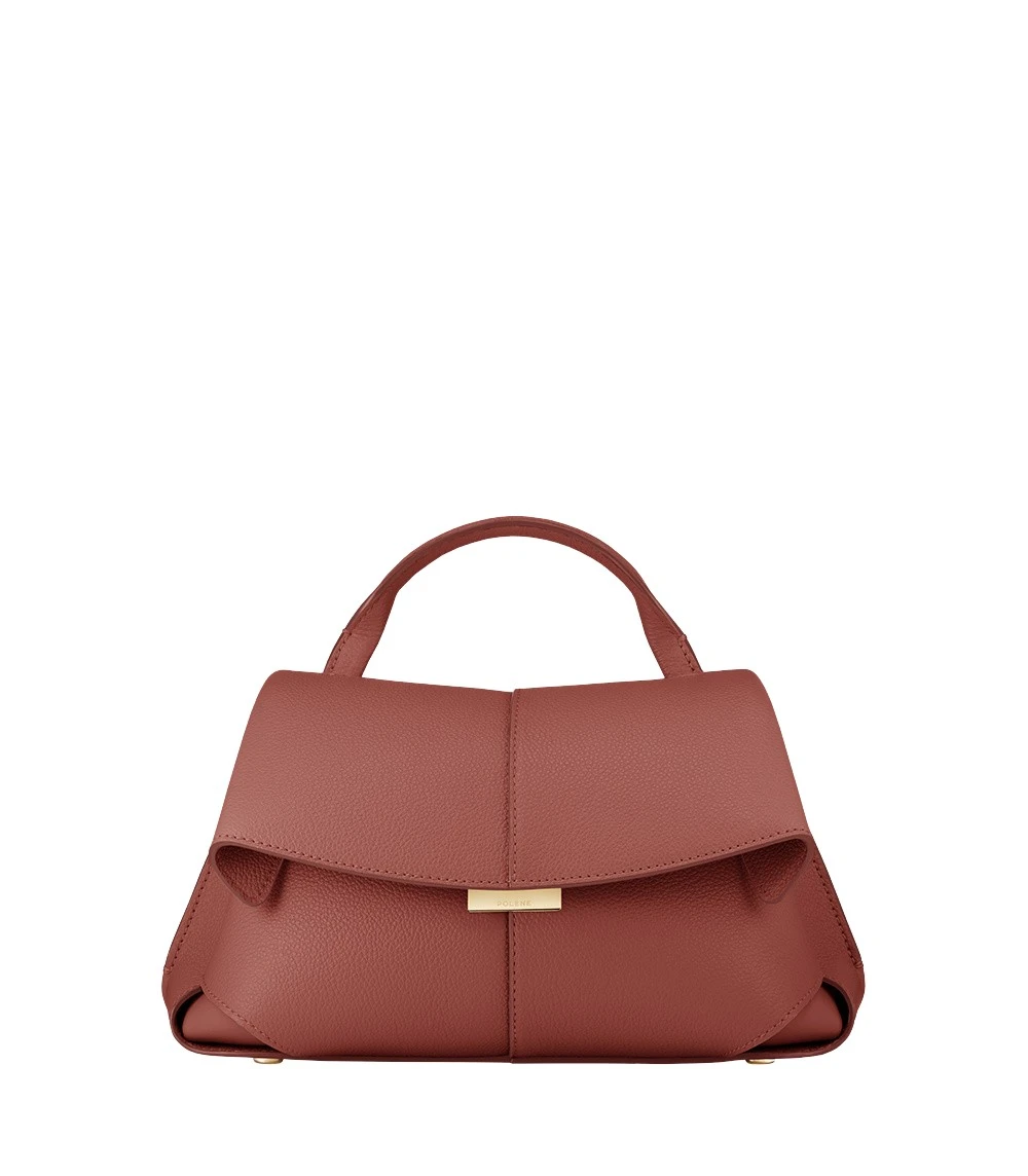 Brown-Mokki-Mini-in-Terracotta-collection-coveti50336_nobg Polène Mokki Mini in Terracotta Mokki Mini in Terracotta - Mini Bags - Parisian Luxury Leather Bag at Coveti