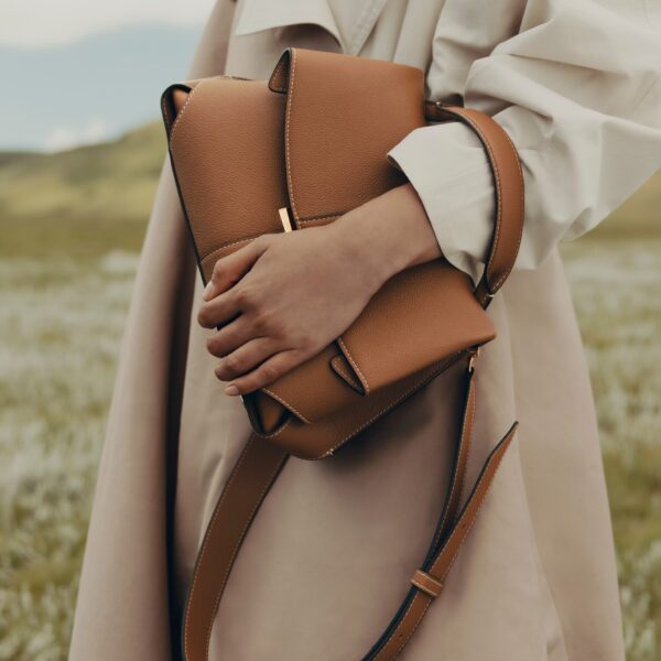 Polène Mokki in Camel Mokki in Camel - Shoulder & Crossbody Bags - Parisian Luxury Leather Bag at Coveti