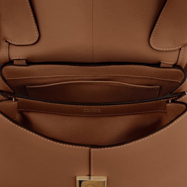 Polène Mokki in Camel Mokki in Camel - Shoulder & Crossbody Bags - Parisian Luxury Leather Bag at Coveti