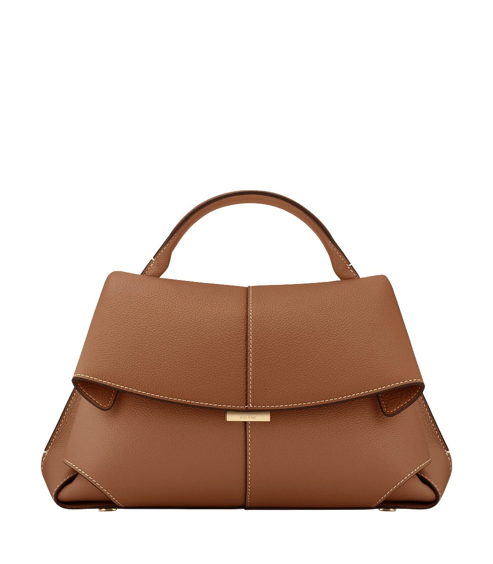 Polène Mokki in Camel Mokki in Camel - Shoulder & Crossbody Bags - Parisian Luxury Leather Bag at Coveti