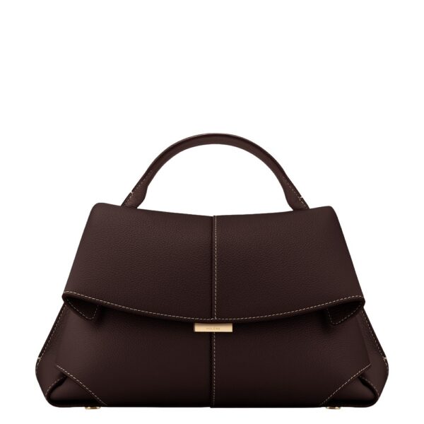 Polène Mokki in Ebony Mokki in Ebony - Shoulder & Crossbody Bags - Parisian Luxury Leather Bag at Coveti