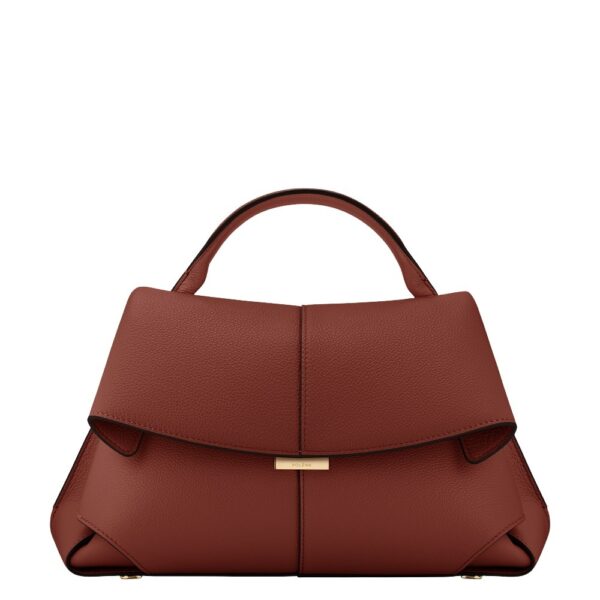 Polène Mokki in Red Clay Mokki in Red Clay - Shoulder & Crossbody Bags - Parisian Luxury Leather Bag at Coveti