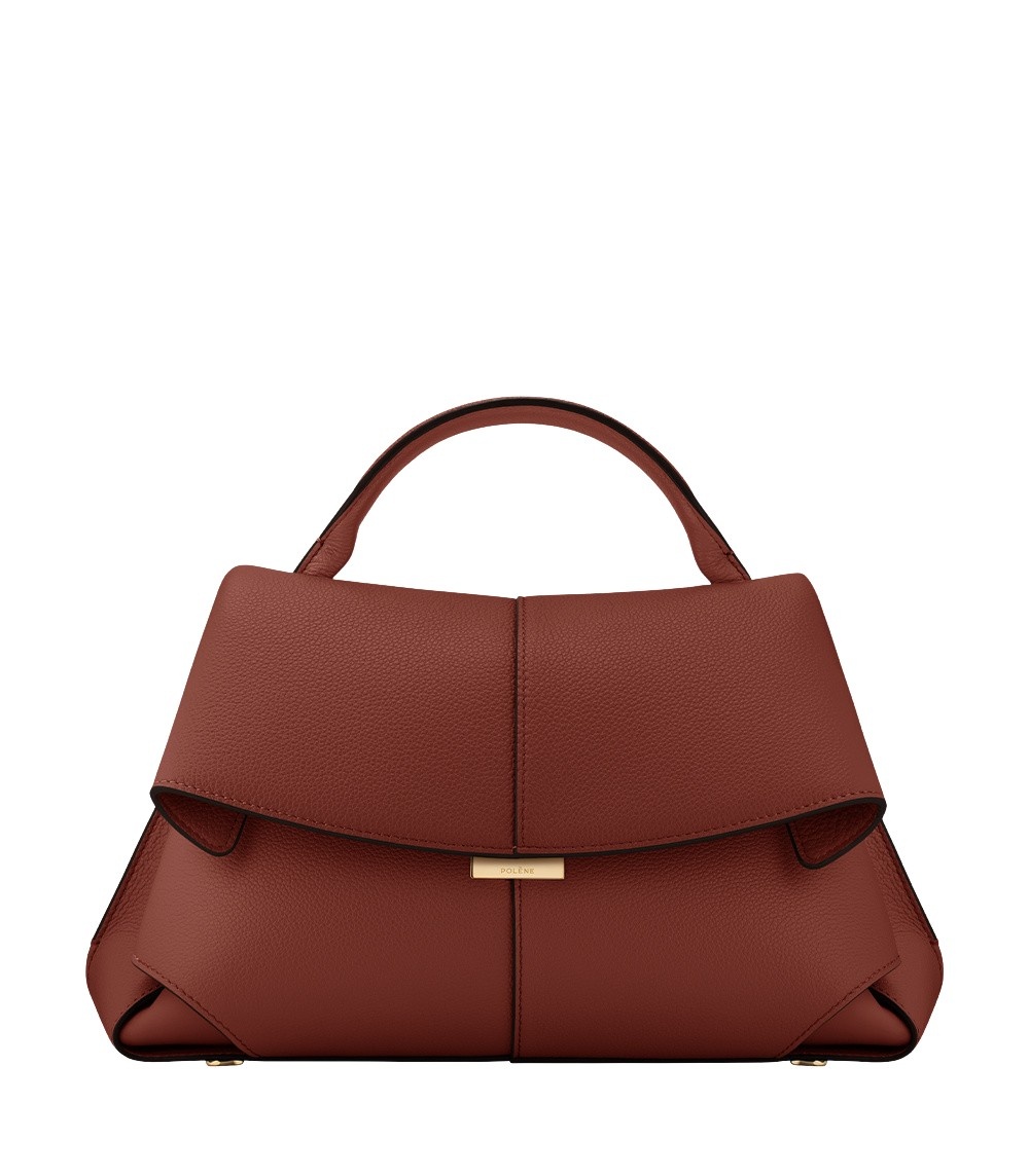 Polène Mokki in Red Clay Mokki in Red Clay - Shoulder & Crossbody Bags - Parisian Luxury Leather Bag at Coveti
