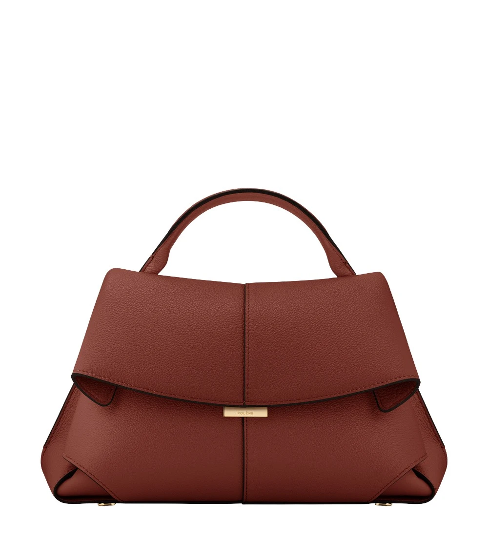 Brown-Mokki-in-Red-Clay-collection-coveti22796_nobg Polène Mokki in Red Clay Mokki in Red Clay - Shoulder & Crossbody Bags - Parisian Luxury Leather Bag at Coveti