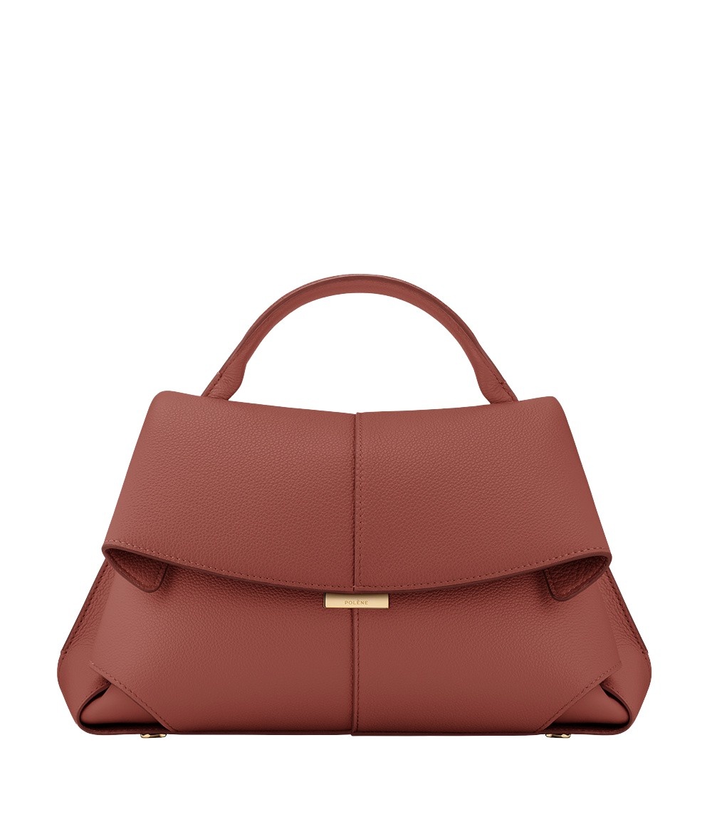 Polène Mokki in Terracotta Mokki in Terracotta - Shoulder & Crossbody Bags - Parisian Luxury Leather Bag at Coveti