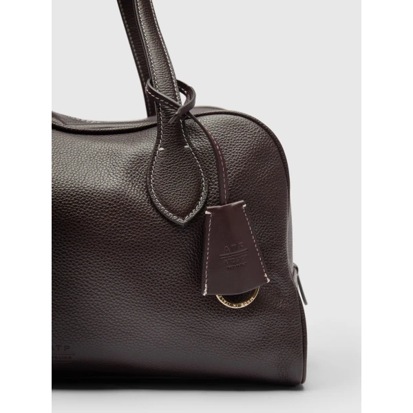 Brown ATP Atelier top handle bag