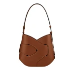 Polène Nodde Hobo in Cognac Nodde Hobo in Cognac - Shoulder & Crossbody Bags - Parisian Luxury Leather Bag at Coveti