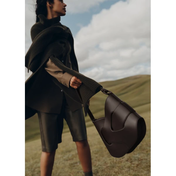 Polene Nodde Hobo in Ebony Bag, view 4