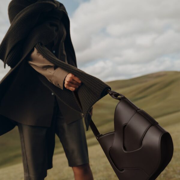 Polène Nodde Hobo in Ebony Nodde Hobo in Ebony - Shoulder & Crossbody Bags - Parisian Luxury Leather Bag at Coveti