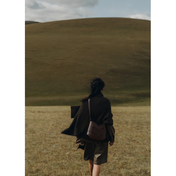 Polene Nodde Hobo in Ebony Bag, view 5