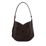 Polène Nodde Hobo in Ebony Nodde Hobo in Ebony - Shoulder & Crossbody Bags - Parisian Luxury Leather Bag at Coveti