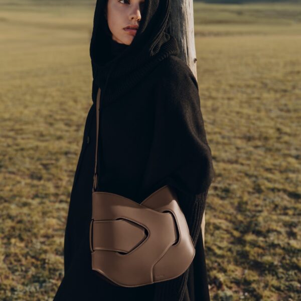Polène Nodde Hobo in Root Nodde Hobo in Root - Shoulder & Crossbody Bags - Parisian Luxury Leather Bag at Coveti