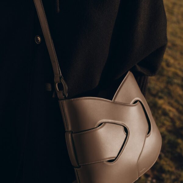 Polène Nodde Hobo in Root Nodde Hobo in Root - Shoulder & Crossbody Bags - Parisian Luxury Leather Bag at Coveti