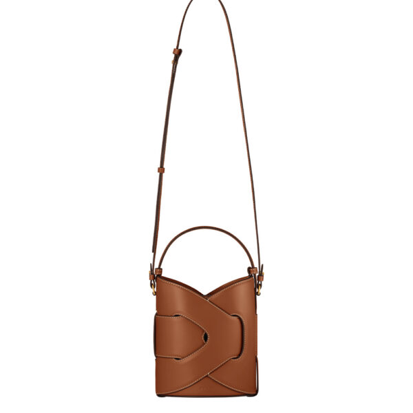 Polène Nodde Seau in Cognac Nodde Seau in Cognac - Bucket Bags - Parisian Luxury Leather Bag at Coveti