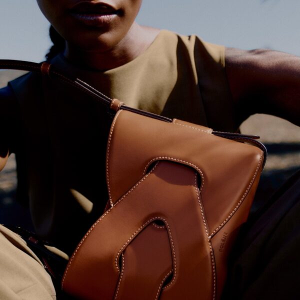 Polène Nodde in Cognac Nodde in Cognac - Shoulder & Crossbody Bags - Parisian Luxury Leather Bag at Coveti