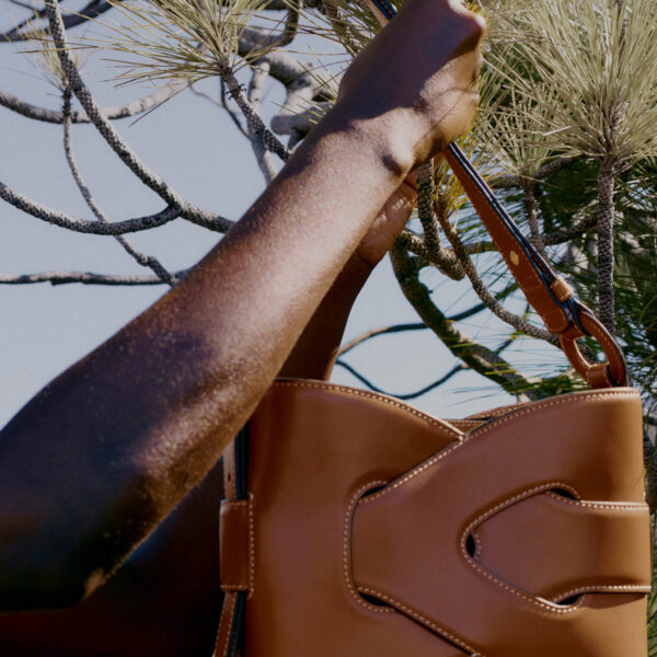 Polène Nodde in Cognac Nodde in Cognac - Shoulder & Crossbody Bags - Parisian Luxury Leather Bag at Coveti