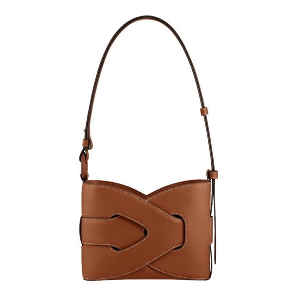 Polène Nodde in Cognac Nodde in Cognac - Shoulder & Crossbody Bags - Parisian Luxury Leather Bag at Coveti