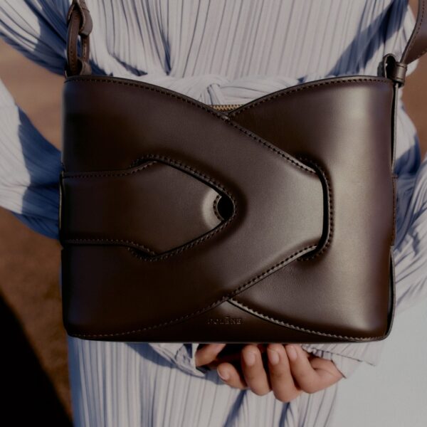 Polène Nodde in Ebony Nodde in Ebony - Shoulder & Crossbody Bags - Parisian Luxury Leather Bag at Coveti