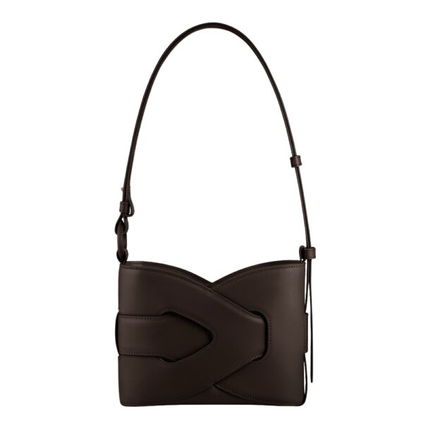 Polène Nodde in Ebony Nodde in Ebony - Shoulder & Crossbody Bags - Parisian Luxury Leather Bag at Coveti