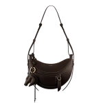Polène Numéro Dix Galop in Ebony Numéro Dix Galop in Ebony - Shoulder & Crossbody Bags - Parisian Luxury Leather Bag at Coveti
