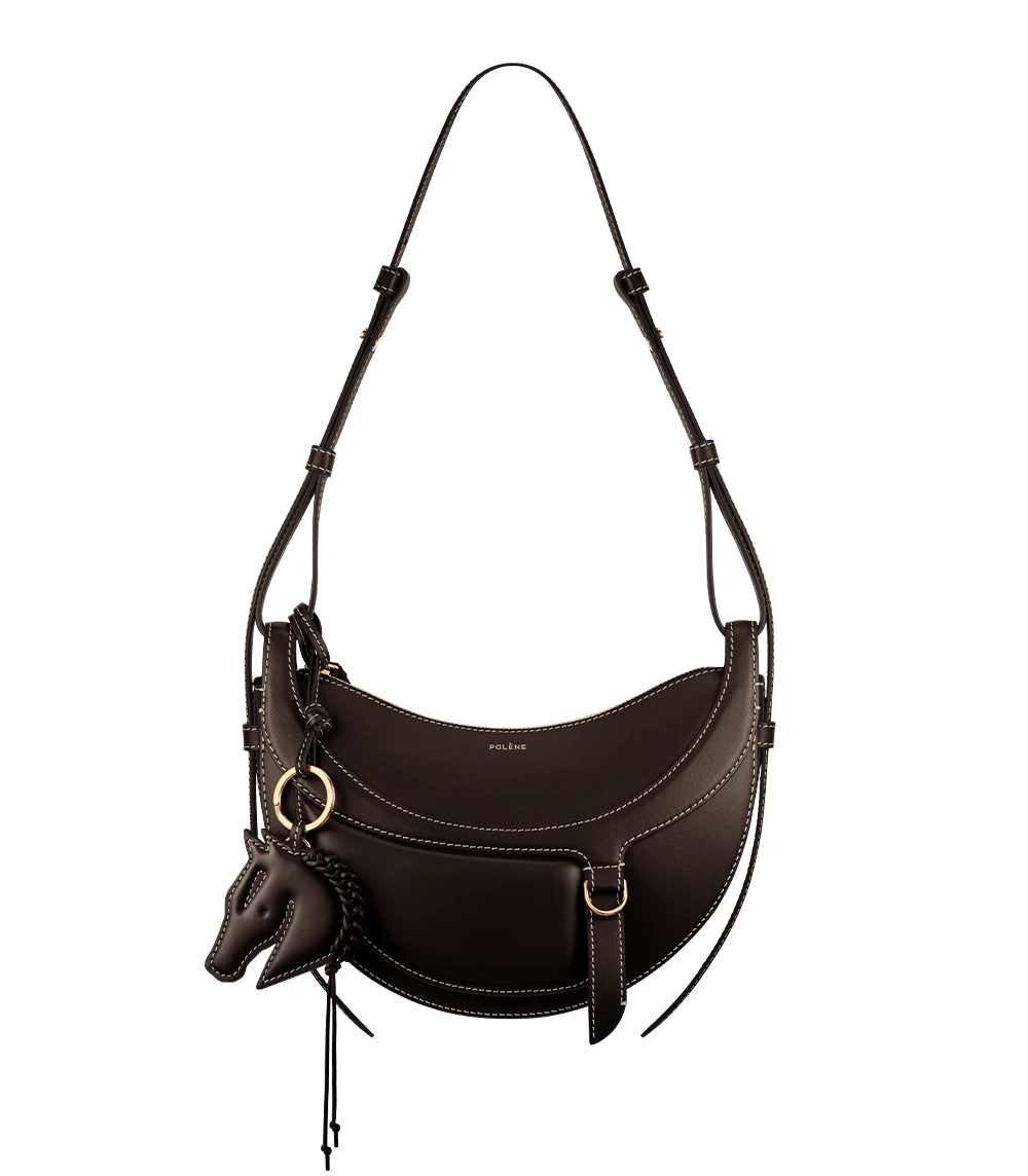 Polène Numéro Dix Galop in Ebony Numéro Dix Galop in Ebony - Shoulder & Crossbody Bags - Parisian Luxury Leather Bag at Coveti Polène Numéro Dix Galop in Ebony Numéro Dix Galop in Ebony - Shoulder & Crossbody Bags - Parisian Luxury Leather Bag at Coveti