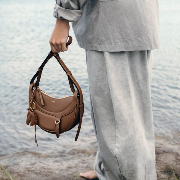 Polène Numéro Dix Galop in Root Numéro Dix Galop in Root - Shoulder & Crossbody Bags - Parisian Luxury Leather Bag at Coveti