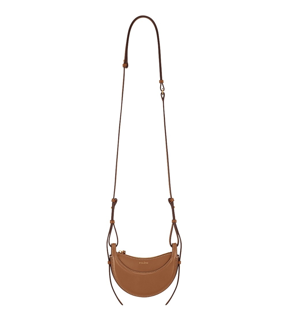 Polène Numéro Dix Micro in Camel Numéro Dix Micro in Camel - Mini Bags - Parisian Luxury Leather Bag at Coveti