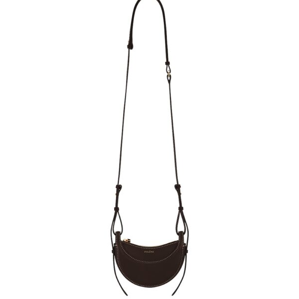 Polène Numéro Dix Micro in Ebony Numéro Dix Micro in Ebony - Mini Bags - Parisian Luxury Leather Bag at Coveti