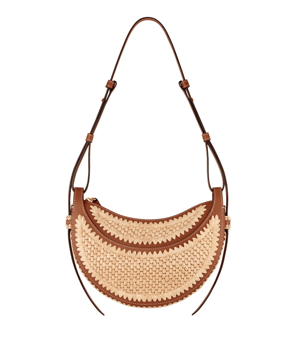 Polène Numéro Dix in Brown Numéro Dix in Brown - Shoulder & Crossbody Bags - Parisian Luxury Leather Bag at Coveti