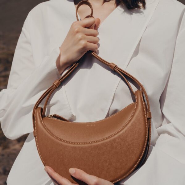 Polène Numéro Dix in Camel Numéro Dix in Camel - Shoulder & Crossbody Bags - Parisian Luxury Leather Bag at Coveti