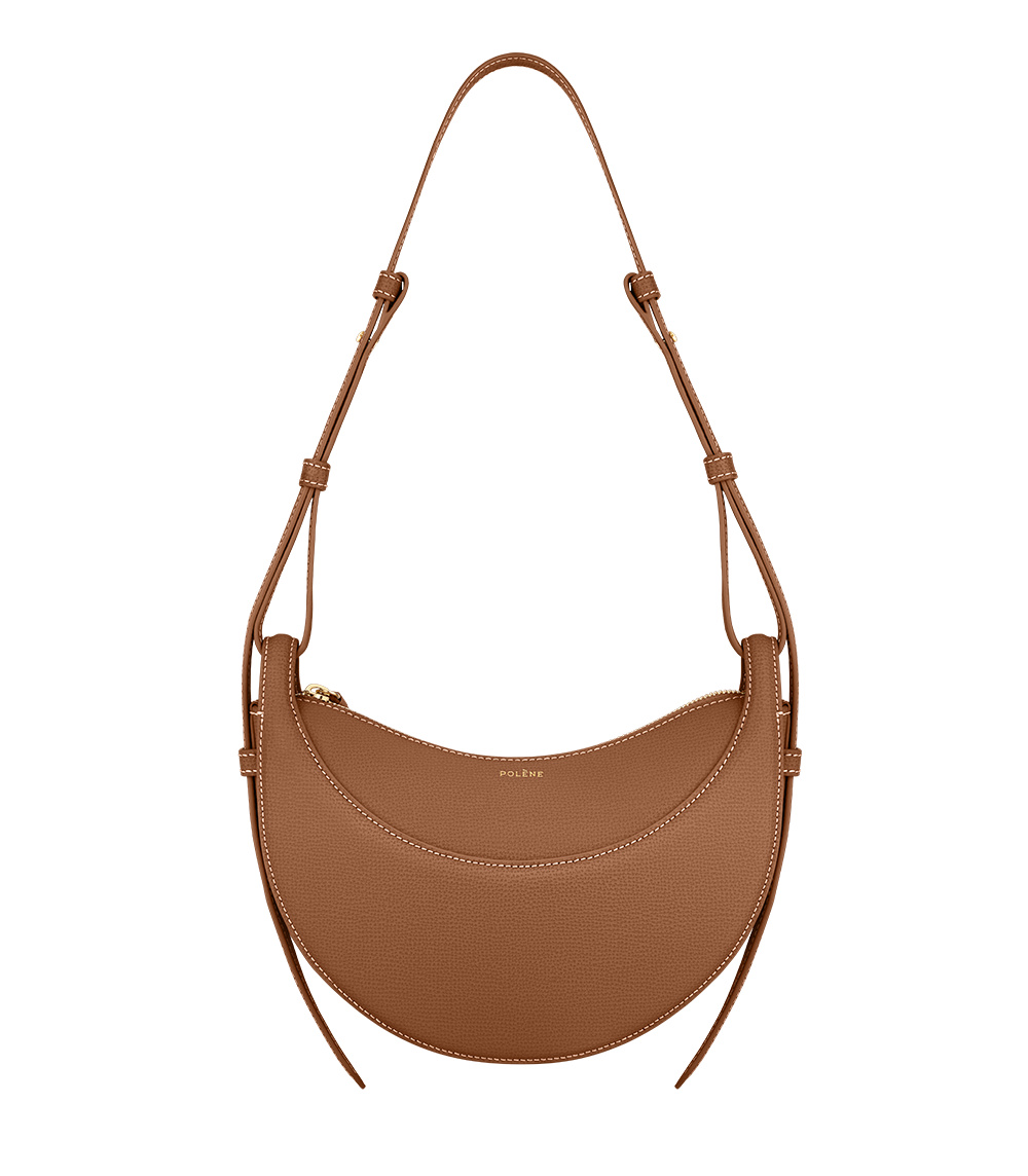 Polène Numéro Dix in Camel Numéro Dix in Camel - Shoulder & Crossbody Bags - Parisian Luxury Leather Bag at Coveti