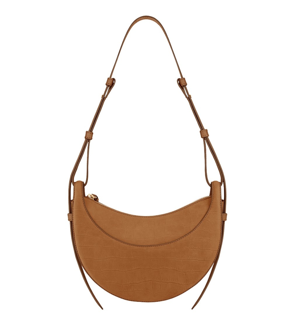 Polène Numéro Dix in Cinnamon Numéro Dix in Cinnamon - Shoulder & Crossbody Bags - Parisian Luxury Leather Bag at Coveti