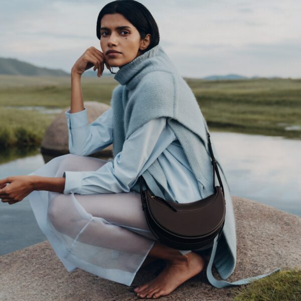 Polène Numéro Dix in Ebony Numéro Dix in Ebony - Shoulder & Crossbody Bags - Parisian Luxury Leather Bag at Coveti