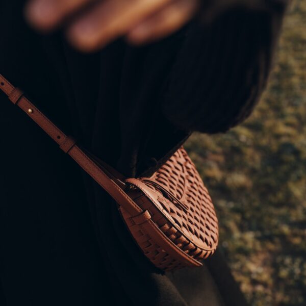 Polène Numéro Dix in Onda Cognac Numéro Dix in Onda Cognac - Shoulder & Crossbody Bags - Parisian Luxury Leather Bag at Coveti