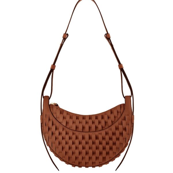Polène Numéro Dix in Onda Cognac Numéro Dix in Onda Cognac - Shoulder & Crossbody Bags - Parisian Luxury Leather Bag at Coveti
