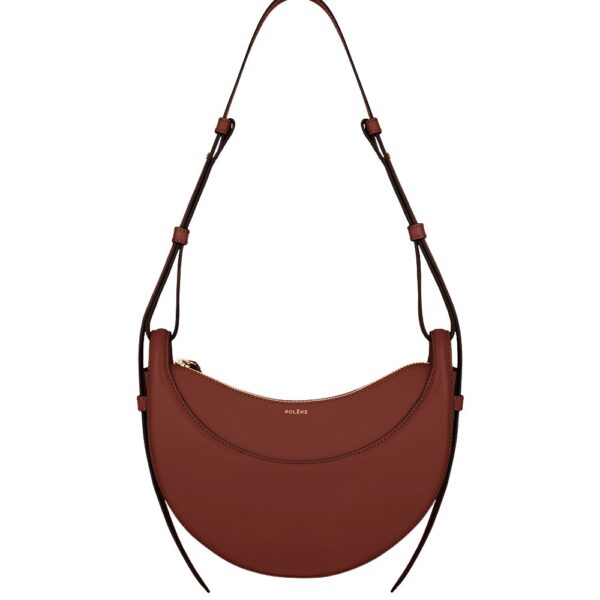 Polène Numéro Dix in Red Clay Numéro Dix in Red Clay - Shoulder & Crossbody Bags - Parisian Luxury Leather Bag at Coveti