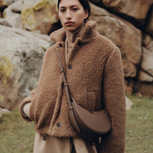 Polène Numéro Dix in Root Numéro Dix in Root - Shoulder & Crossbody Bags - Parisian Luxury Leather Bag at Coveti