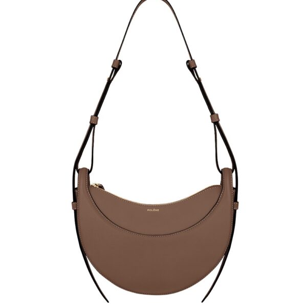 Polène Numéro Dix in Root Numéro Dix in Root - Shoulder & Crossbody Bags - Parisian Luxury Leather Bag at Coveti