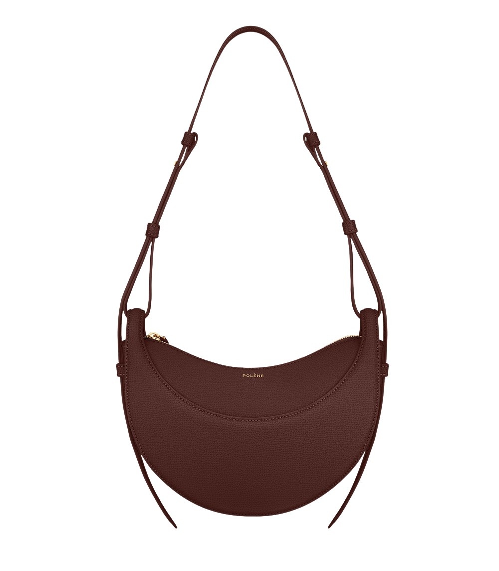 Polène Numéro Dix in Sandalwood Numéro Dix in Sandalwood - Shoulder & Crossbody Bags - Parisian Luxury Leather Bag at Coveti