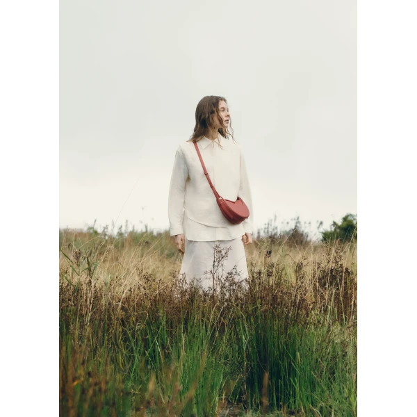 Polene Numéro Dix in Terracotta Bag, view 2